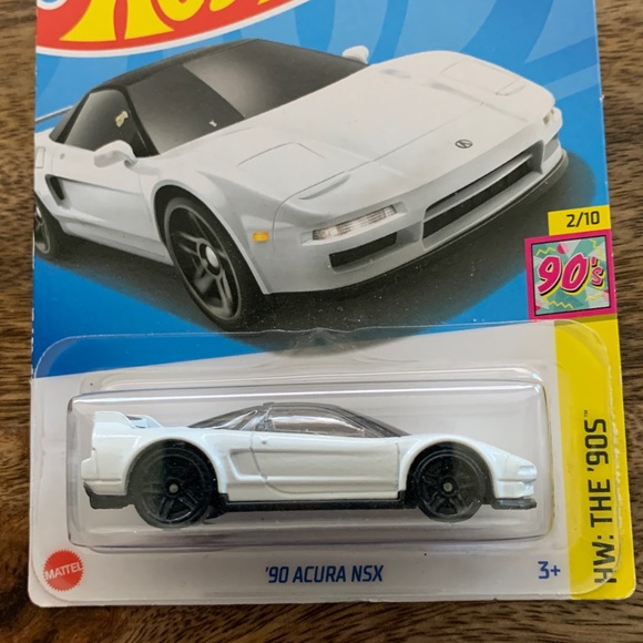 Mattel Other - Mattel Hot Wheels '90 Acura NSX White Die-Cast Car